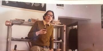 La foto de Néstor Kirchner que publicó Florencia en el día que cumpliría 70 años (Instagram/@florenciakf)