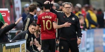 Tata Martino dirigiendo el Atlanta United de la Mayor League Soccer