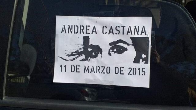 Multitudinaria caravana por Andrea Castana a más de cinco años de su femicidio.
