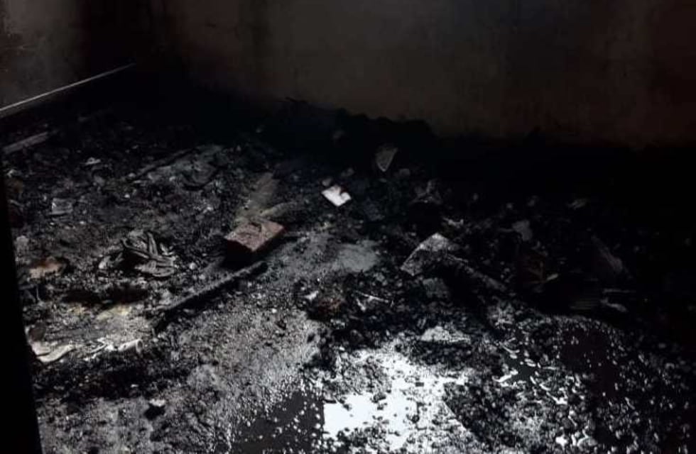 Bomberos apagaron incendio en una vivienda en Salsipuedes