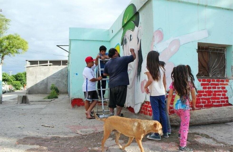 El mural villero que es furor en San Juan
