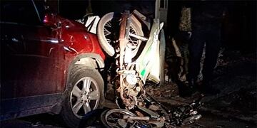 Accidente en Concepción del Uruguay\nCrédito: 03442