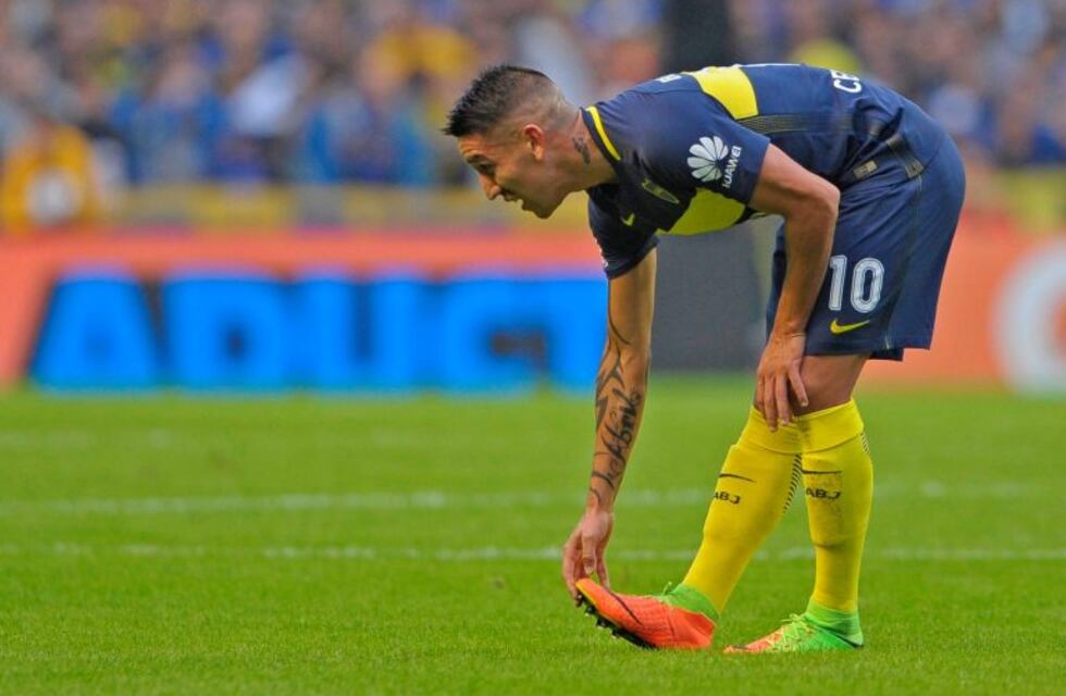 Centurión se desgarró y no jugará los próximos tres partidos de Boca