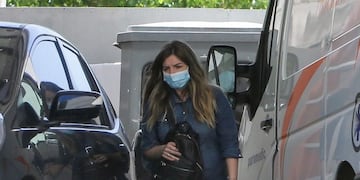 Dalma Maradona en la clínica Olivos\u002E (EFE)