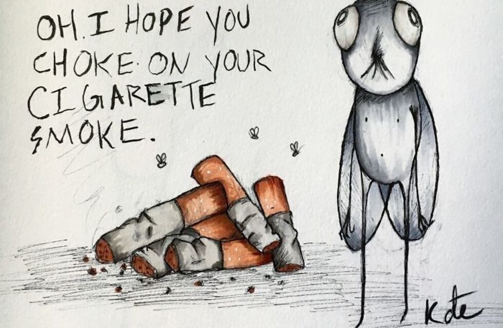 Es esquizofrénica y decidió transformar sus alucinaciones en arte