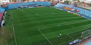 Cancha de Arsenal donde se jugará el clásico rosarino este jueves\u002E (Archivo)