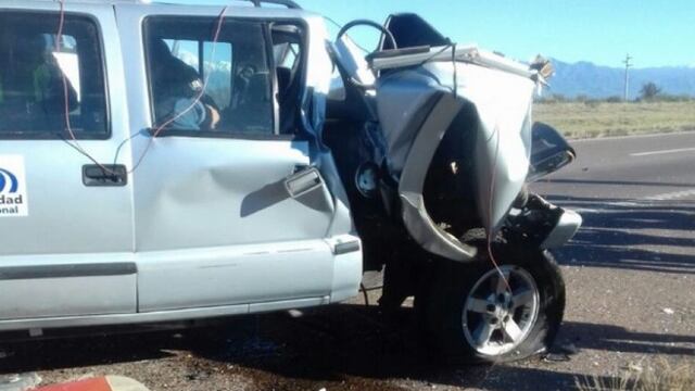 Un accidente en ruta 40 deja varios heridos. (Gentileza Diario El Sol)