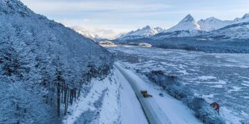 Ushuaia, zona de centros invernales\u002E Ruta Nacional Nº3\u002E