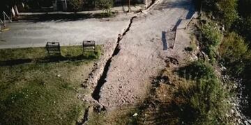 Grieta en Diamante (Entre Ríos)\u002E