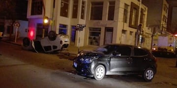 Chocó por conducir borracho