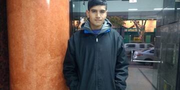 Fernando tiene 19 años y dice que no sabía que lo buscaban\u002E