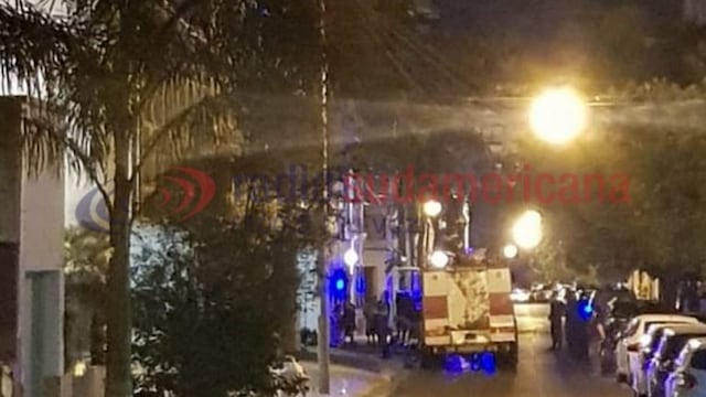 Bomberos fueron aleratdos por un incendio, pero era un asado