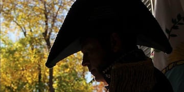 Homenaje en Las Heras al General San Martín\u002E