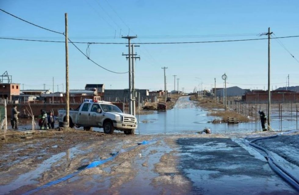 Numerosos barrios complicados por las condiciones climáticas
