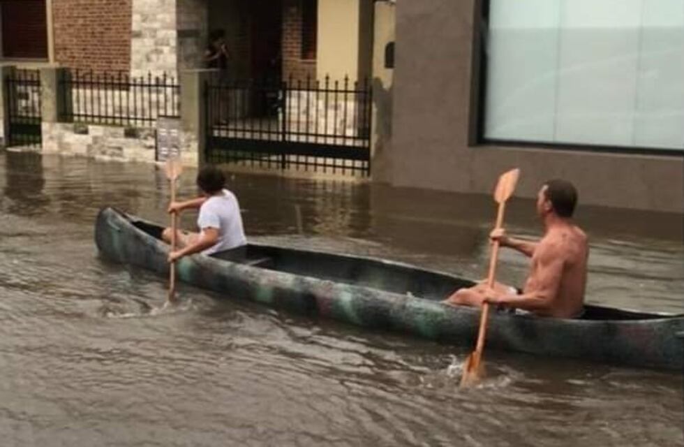 Coronda sufrió una inundación por la tormenta tras la ola de calor