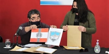 Seis propuestas para crear Escudo y Bandera de Deportes de Cañadón Seco
