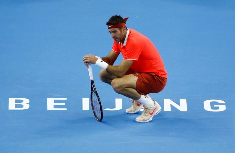 Juan Martín del Potro no pudo con Basilashvili en la final de Beijing