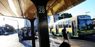 Paro de colectivos (Foto: German Garcia Adrasti/Clarín)