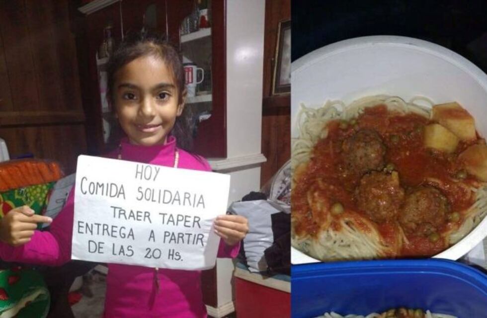 Época de solidaridad: una familia salteña cocina para sus vecinos