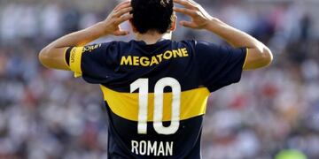Juan Román Riquelme se prendió en un \