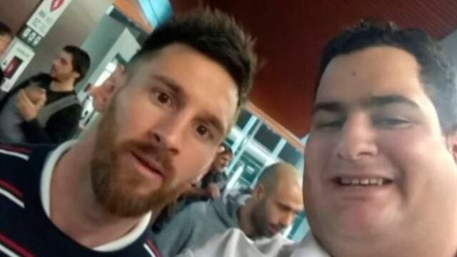 Lionel Messi llegu00f3 al pau00eds de madrugada y no hablu00f3 con la prensa.