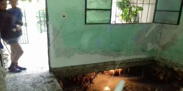 Así quedó la casa de Paraná\u002E