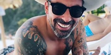 El exdelantero está en Saint Barth desde que se declaró la pandemia\u002E (@pocho22lavezzi)