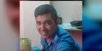 Hugo Acuña, el auxiliar de la Policía de Mendoza, quien fue procesado por el homicidio de su esposa, María Lorena Segura\u002E