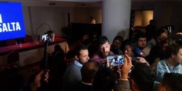 El titular del Registro Civil, Matías Assennato, y el ex ministro de Trabajo, Eduardo Costello (Vía Salta)