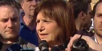 Patricia Bullrich en la Bombonera