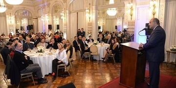 Manzur participó de los festejos por los 80 años de Filosofía y Letras\u002E (Comunicación Gobierno Tucumán)