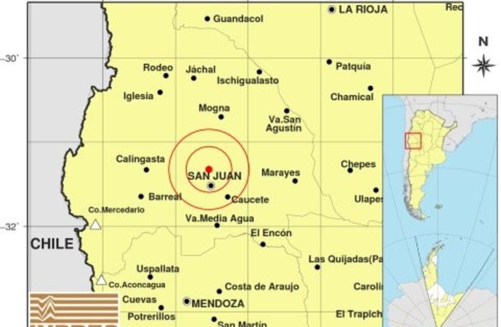 Un sismo, en plena madrugada, despertó a los sanjuaninos