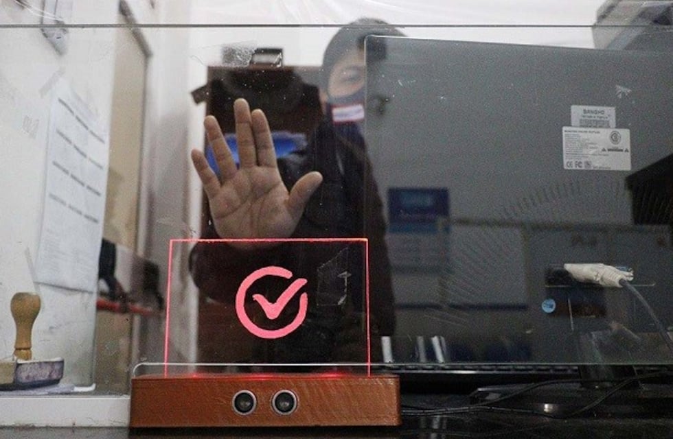 Implementaron un novedoso dispositivo para mantener el distanciamiento en el Hospital Padilla