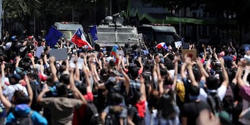 Crisis en Chile: los manifestantes vuelven a las calles de Santiago en otra jornada de protestas\u002E (REUTERS)
