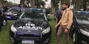 El ministro presentó los patrullero de alta tecnología\u002E