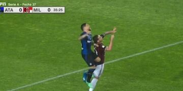 Biglia recibió un rodillazo de \