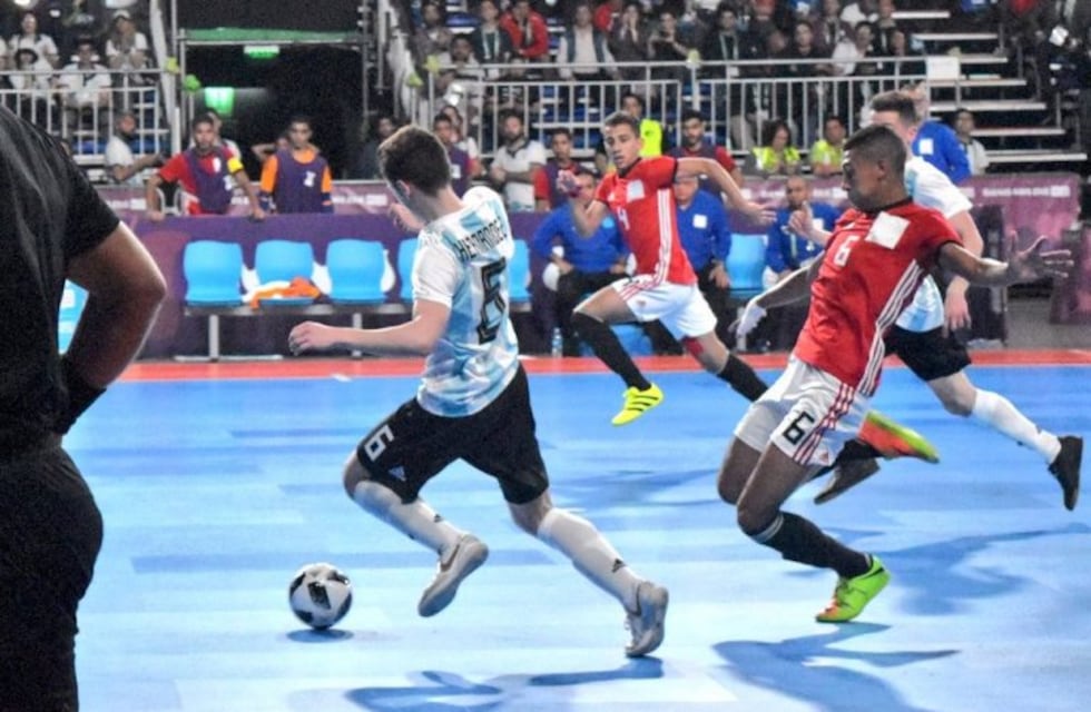 El seleccionado argentino de futsal empató 2-2 con Egipto por el debut en Buenos Aires 2018