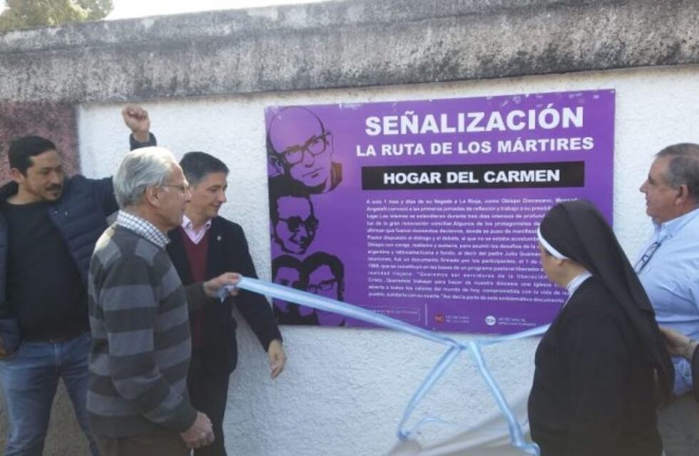 Se concreto la 5° señalización de la Ruta de los Mártires