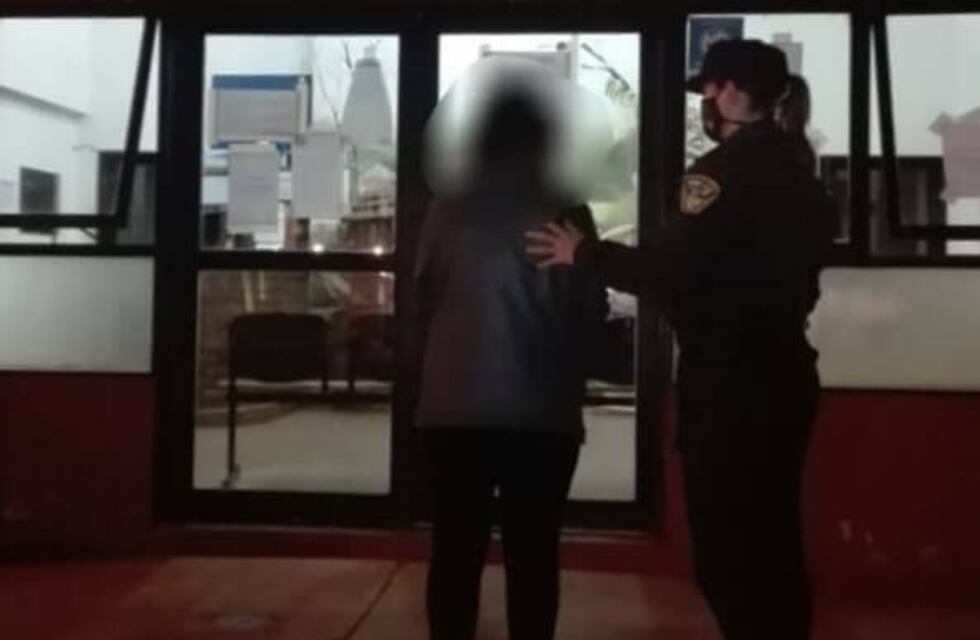Una joven presa por no respetar una orden de restricción