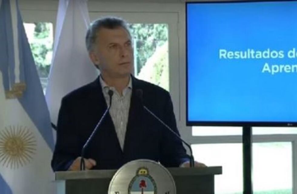 Macri, sobre resultados de prueba Aprender: "Uno de cada dos chicos no comprende textos"