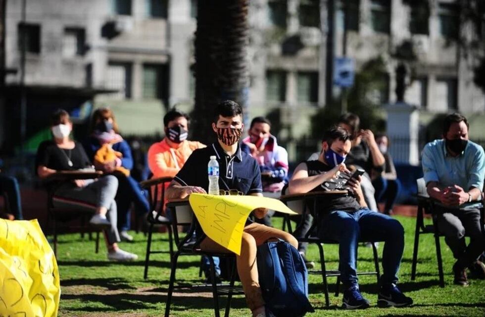 Un chozno de Sarmiento participó de la Segunda Clase Abierta Nacional y pidió la reapertura de las escuelas