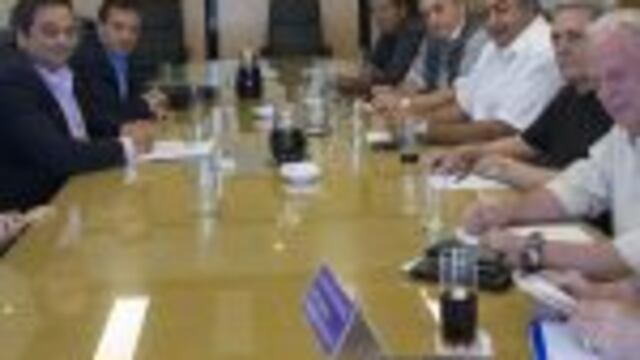 DYN11, BUENOS AIRES 19/12/16, LOS MINISTROS DE INTERIOR, ROGELIO FRIGERIO, Y DE TRABAJO, JORGE TRIACA, Y SECRETARIO DE COORDINACIu00d3N INTERMINISTERIAL, MARIO QUINTANA, SE REUNIERON HOY CON LOS Mu00c1XIMOS DIRIGENTES DE LA CGT POR EL PROYECTO DE REFORMA DEL IMPU