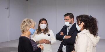 María José Calderón explicó que el Centro se encuentra próximo a ser inaugurado y la obra fue posible “gracias a la gestión del intendente, Walter Vuoto".