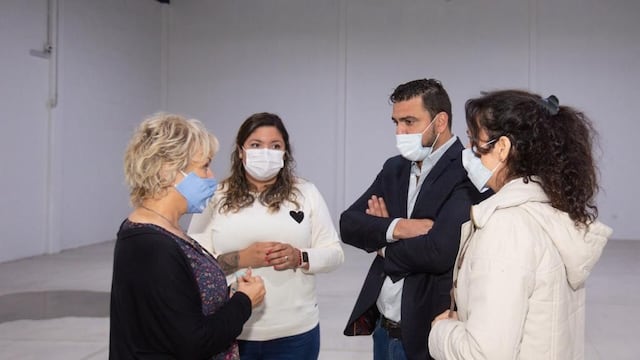 María José Calderón explicó que el Centro se encuentra próximo a ser inaugurado y la obra fue posible “gracias a la gestión del intendente, Walter Vuoto".