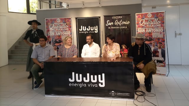 En el salón principal de Culturarte se formalizó la presentación del "Festival del Quesillo y el Folclore" de la localidad de San Antonio.