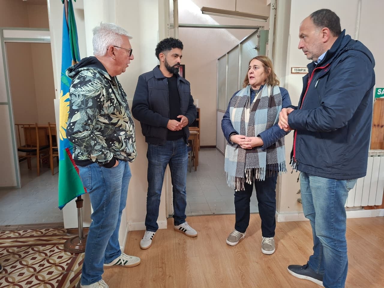 El diputado provincial Alejandro Dichiara de visita en Tres Arroyos