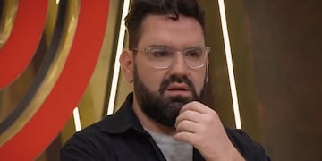 La reacción de Damián Betular a la confesión de Silvana en MasterChef