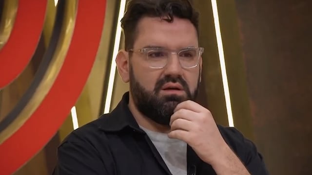 La reacción de Damián Betular a la confesión de Silvana en MasterChef
