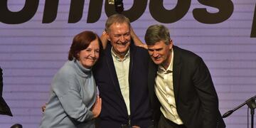 Daniel Passerini destacó a Juan Schiaretti como candidato (Facundo Luque / La Voz)
