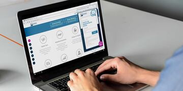 Opciones de banca electrónica para operar.